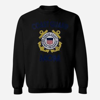 Womens Proud Us Coast Guard Mom Military Pride Sweatshirt | Crazezy AU