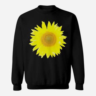 Womens Sunflower Flower Cute Casual Summer Floral Top Women Girl Sweatshirt | Crazezy