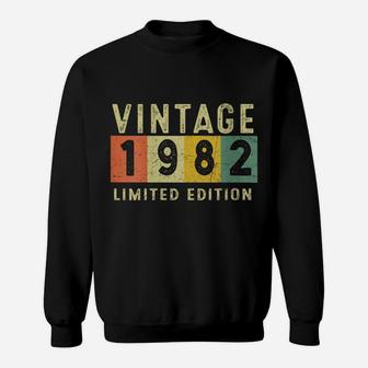 Womens Vintage 1982 40Th Birthday 40 Years Old Gift Men Women Sweatshirt | Crazezy CA