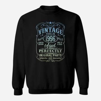 Womens Vintage Made In 1996 Retro Classic 25Th Birthday Party Sweatshirt | Crazezy