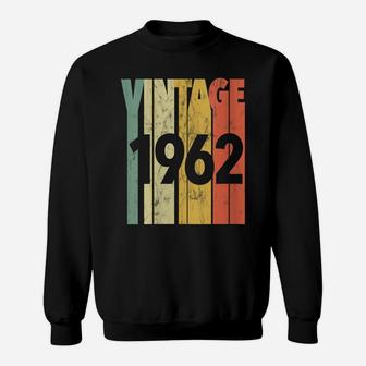 Womens Vintage Retro Made In 1962 The Original 59Th Birthday Sweatshirt | Crazezy