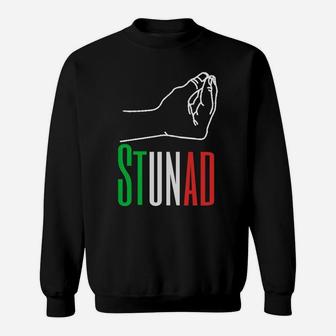 Words In Italian Stunad Italian Funny Italy Gift Sweatshirt | Crazezy