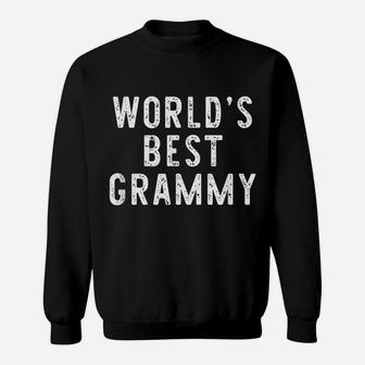 World's Best Grammy Funny Gift Mother's Day Sweatshirt | Crazezy AU