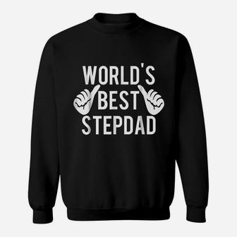 Worlds Best Step Dad Sweatshirt | Crazezy AU