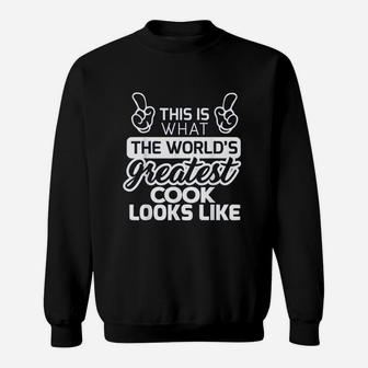 Worlds Greatest Cook Best Cook Ever Sweatshirt - Thegiftio UK