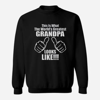 Worlds Greatest Grandpa Sweatshirt | Crazezy