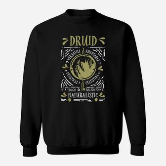 Wow Druid Role Playing Gamer Sweatshirt Sweatshirt | Crazezy