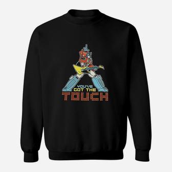 Yamoon Black You Have Got The Touch Sweatshirt | Crazezy