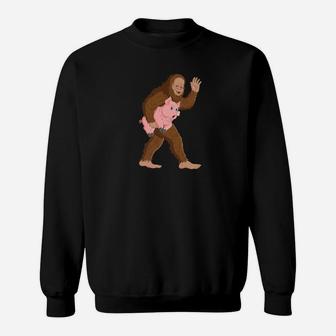 Year Of The Pig 2019 Bigfoot Chinese New Year Gift Sweatshirt - Thegiftio UK