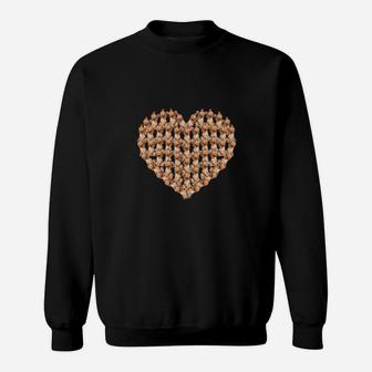 Yorkie Valentine Simple Design Sweatshirt - Monsterry