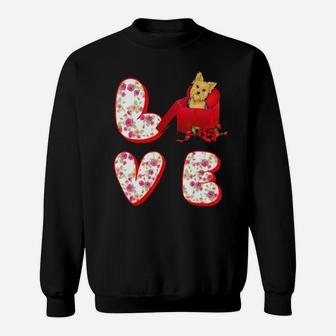 Yorkshire Love Valentine For Valentine Birthday Sweatshirt - Monsterry UK