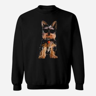 Yorkshire Terrier I Am Multitasking I Can Listen Ignore And Forget At The Same Time Sweatshirt - Monsterry