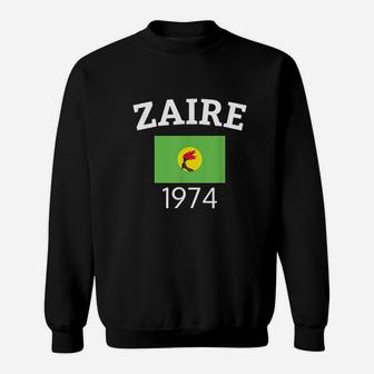 Zaire 74 1974 Flag Soccer Boxing Football Sweatshirt | Crazezy