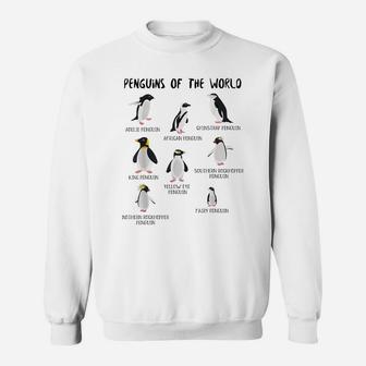 10 Rarest Penguin Of The World - Funny Animals Penguin Gifts Sweatshirt | Crazezy