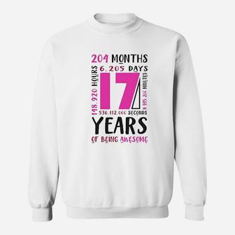 17Th Birthday Girls Gifts 17 Year Old Daughter Sweatshirt | Crazezy UK