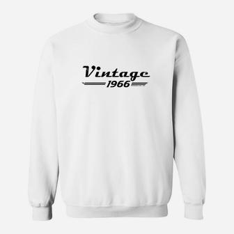 55Th Birthday Gift Vintage 1966 Retro Sweatshirt | Crazezy