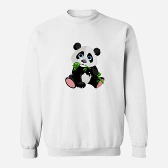 Adorable Panda Bear Eating My Favorite Animal Sweatshirt - Thegiftio UK