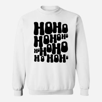 Aesthetic Christmas Hohoho Cute Trendy Indie Christmas Sweatshirt | Crazezy DE