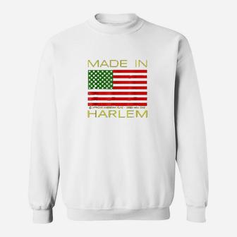 African American Flag Harlem Sweatshirt | Crazezy