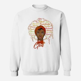 African American Girl God Says I Am Black Pride Sweatshirt | Crazezy AU