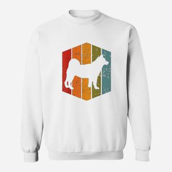 Akita Gift For Dog Lover Retro Dog Vintage Akita Sweatshirt | Crazezy