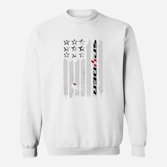 American Flag Spyder Sweatshirt - Thegiftio UK