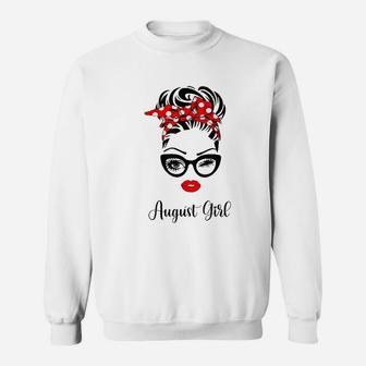 August Girl Born In August August Queen Black August Girl Sweatshirt | Crazezy UK