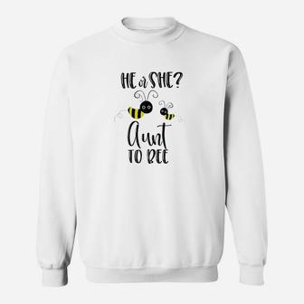 Aunt What Will It Bee Gender Reveal He Or She Matching Gift Sweatshirt | Crazezy AU