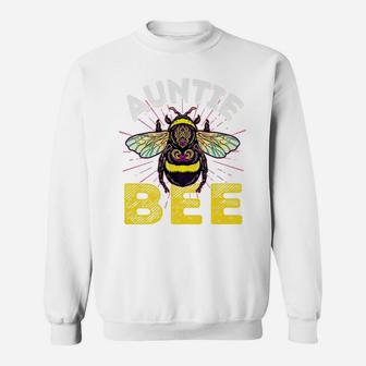 Auntie Bee Family Matching Cute Auntie Of The Bee Sweatshirt | Crazezy