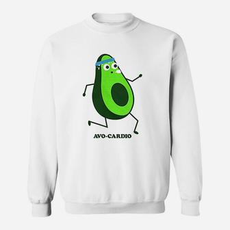 Avocardio Avocado Sweatshirt | Crazezy