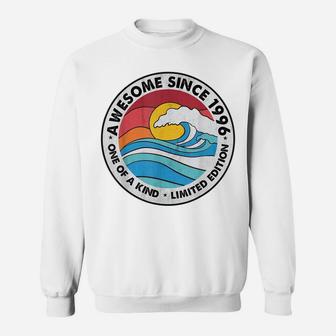 Awesome Since 1996 25 Years Old - Born In 1996 25Th Birthday Sweatshirt | Crazezy