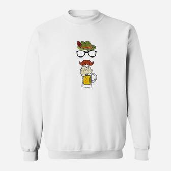 Bavarian Alpine Hat Funny German Beer Drinking Oktoberfest Sweatshirt - Thegiftio UK