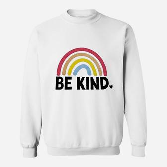 Be Kind Rainbow Sweatshirt | Crazezy