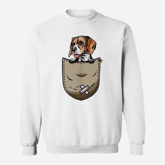Beagle Dog Lovers And Pocket Owner Sweatshirt | Crazezy AU