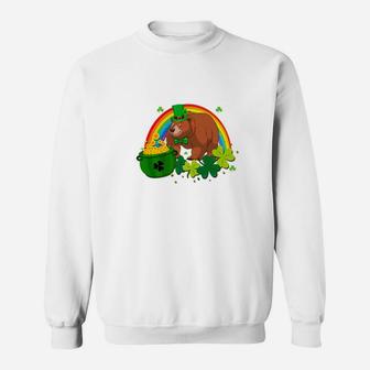 Bear Leprechaun Irish Gold Shamrock Sweatshirt - Thegiftio UK
