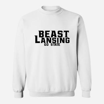 Beast Lansing Go State Sweatshirt - Thegiftio UK