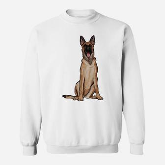 Belgian Malinois Make Me Happy You Not So Much Dog Lover Sweatshirt | Crazezy UK