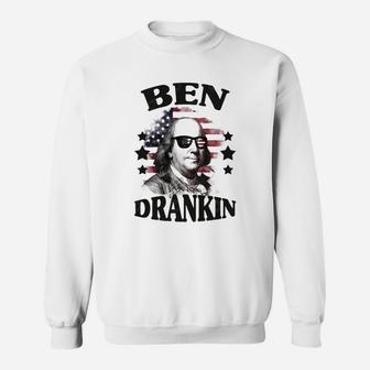 Ben Drankin America Flag America Independence Day Sweatshirt - Thegiftio