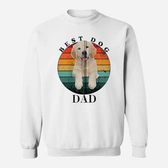 Best Dog Dad Golden Retriever Love 2 Zip Hoodie Sweatshirt | Crazezy