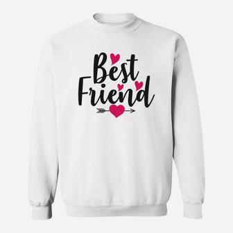 Best Friend Happy Valentines Day Friendship Besties Sweatshirt - Seseable