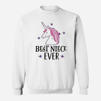 Best Niece Ever Unicorn From Aunt Sweatshirt - Thegiftio UK