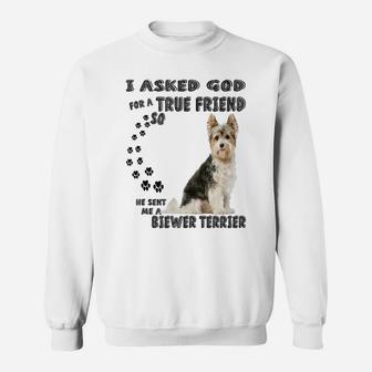 Biewer Yorkshire Terrier Quote Mom Dad Art, Cute Beaver Dog Sweatshirt | Crazezy