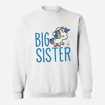 Big Sister Unicorn Sweatshirt | Crazezy UK