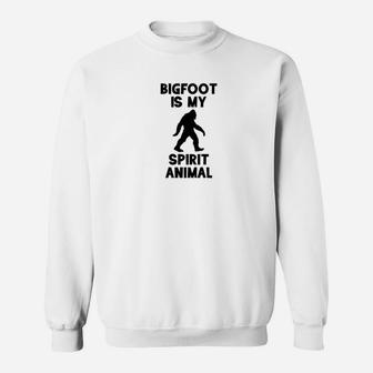 Bigfoot Is My Spirit Animal Sasquatch Bigfoot Sweatshirt - Thegiftio UK