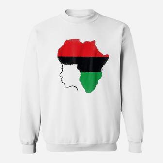Black Pride Melanin Afro Africa Queen Sweatshirt - Thegiftio UK