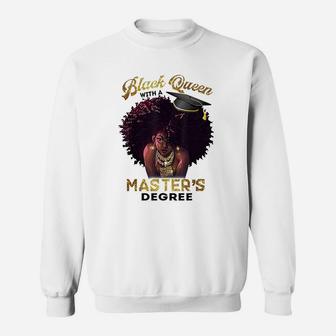 Black Queen Masters Degree Sweatshirt - Thegiftio UK