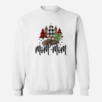 Blessed Mom-Mom Christmas Truck - Grandma Gift Sweatshirt Sweatshirt | Crazezy