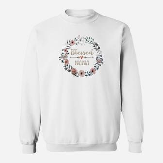 Blessed Nana Sweatshirt Thanksgiving Christmas Sweatshirt | Crazezy