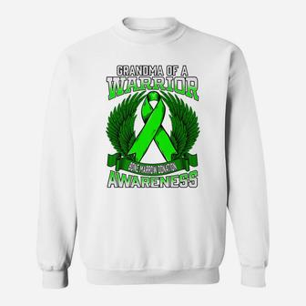 Bone Marrow Donation Awareness Grandmother Support Ribbon Sweatshirt | Crazezy DE