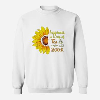 Book Nerd Tea Lover Reader Sayings Girls Love Books Gift Sweatshirt | Crazezy AU